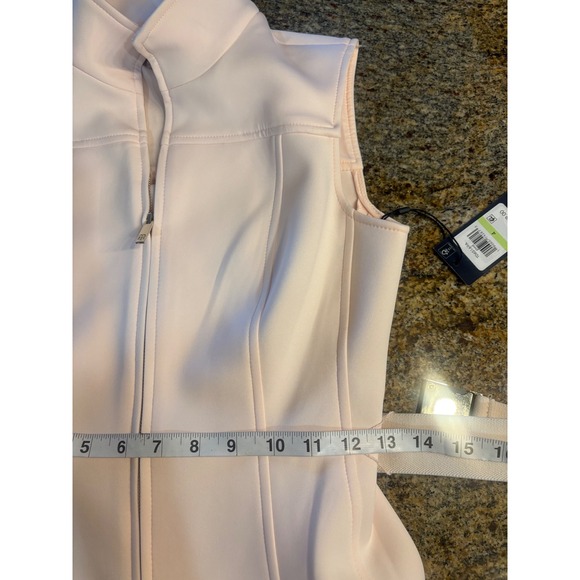NWT Tommy Hilfiger Women Dress Pink Sleeveless Zip Front Belted Sheath Size 4 - Picture 6 of 9